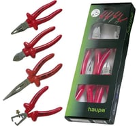 Набор клещей VDE 4шт HAUPA 220126
