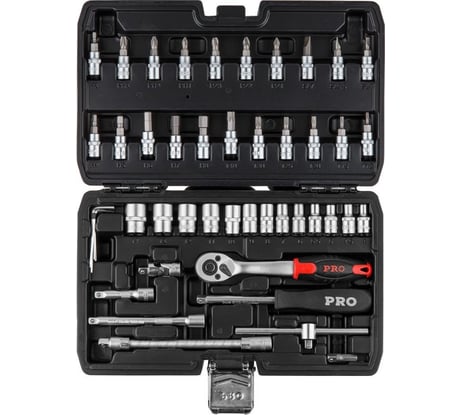 Набор инструментов STARTUL PRO Stuttgart 1/4" 6 граней 46 предметов PRO-046S