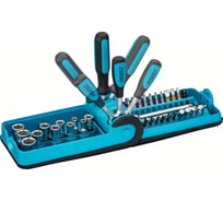 Набор торцевых головок HAZET в кейсе SmartCase, трещотка, воротки, 38 предметов 856-1