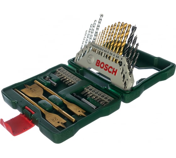 Набор Titanium X-Line-40 из 40 предметов и отвертки Bosch 2607017334