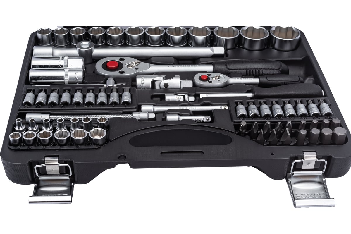 Набор инструментов FORCE 82 предмета 1/4, 1/2 SL головки 4821R