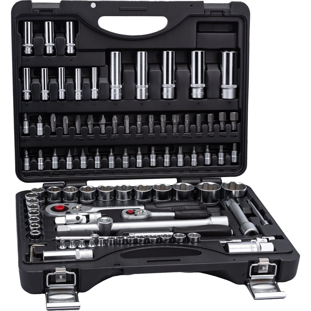 НаборинструментовFORCE94предметасуниверсальными6-граннымиголовкамидляцелыхисорванныхграней(SL)1/41/24941R