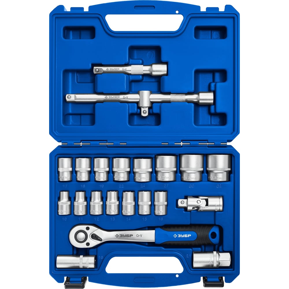 Универсальный набор инструмента ЗУБР Профессионал А-22 22 предмета