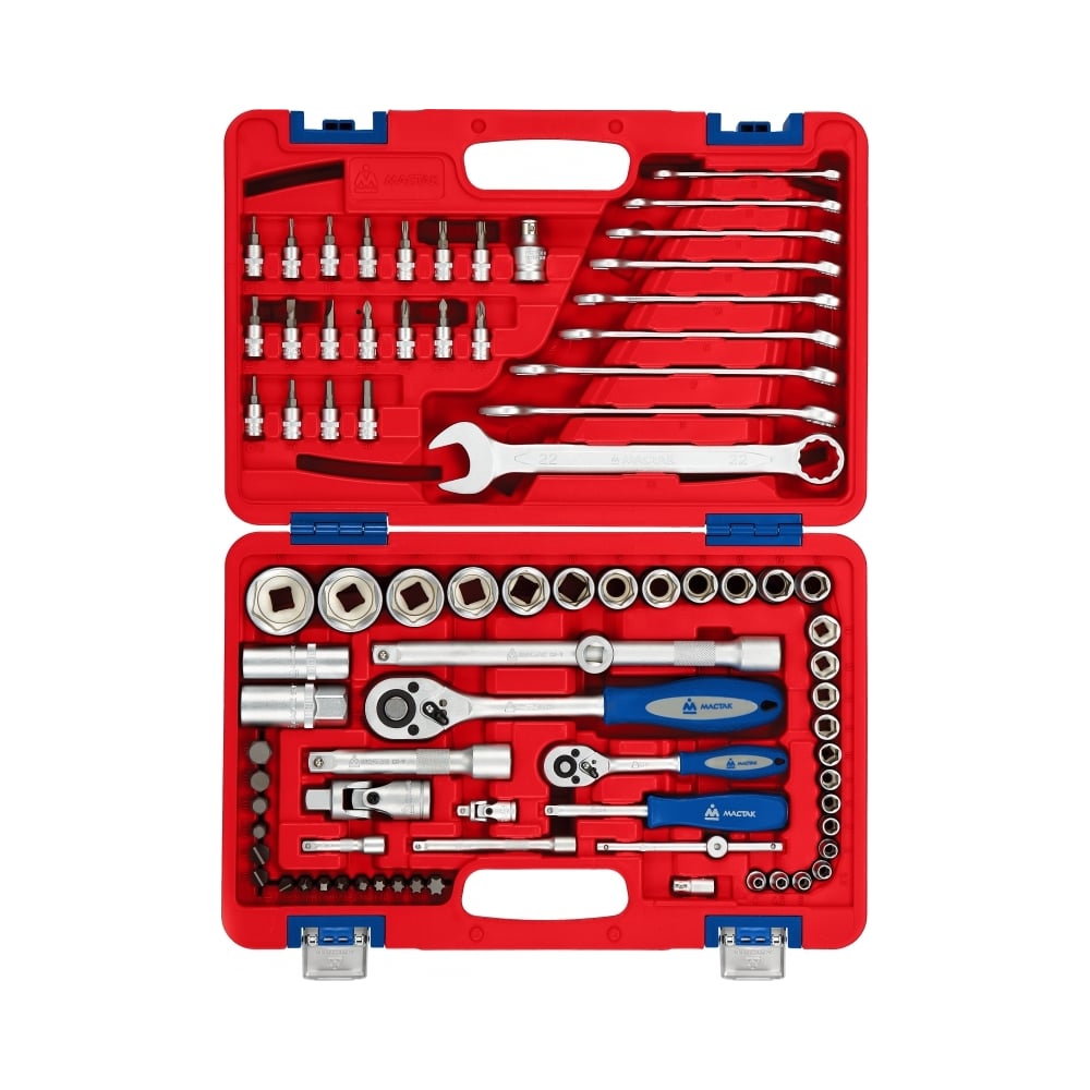 Универсальный набор инструментов МАСТАК 82 предмета 01-082C - выгодная .