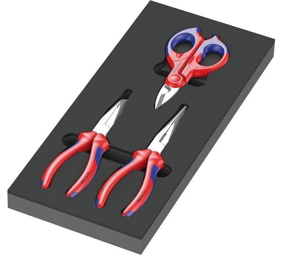 Ложемент WERA 9781 с набором инструментов KNIPEX 2, 3 предмета WE-150181 1