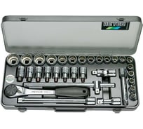 Набор торцевых 12-гранных головок с трещоткой HEYCO 79-0010-M 1/2", 8-34 мм, 32 предмета HE-00079001083