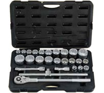 Набор из двенадцатигранных головок с воротком и трещоткой FORCE 6261 (3/4, 22-50мм)