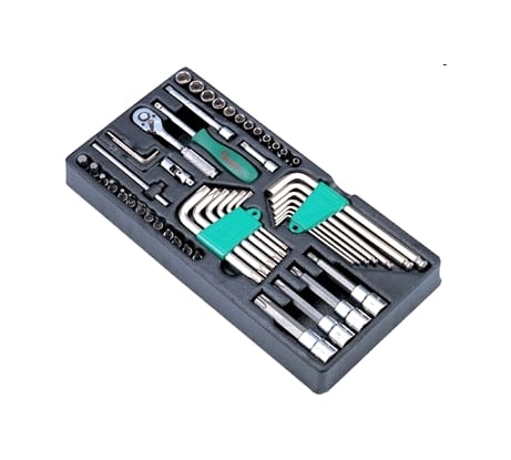 Набор головок и шестигранников Hans ложемент 1/4" TT-1