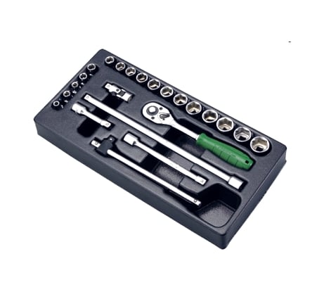 Набор головок и аксессуаров Hans ложемент 3/8" TT-15