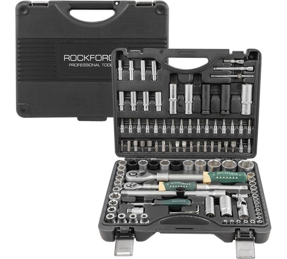 Набор инструментов Rockforce 1/2", 1/4"DR 6-гранных 108 предметов RF-41082-5EURO(51312)