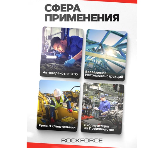 Набор торцевых головок Rockforce 3/4" 6-гранных 17-50мм 1" 26 предметов RF-68263-5(51902)