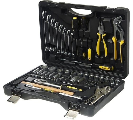 Набор инструмента TOOL KIT 1/4"х1/2" DR 6-гранный 72 предмета ER-TK72