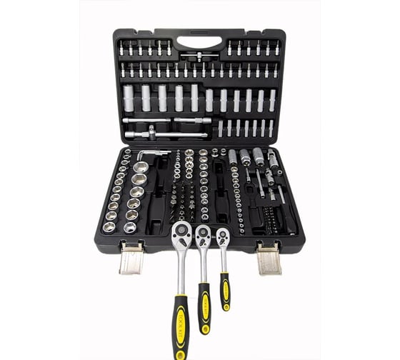Набор инструмента TOOL KIT 1/4"х1/2" DR 6-гранный 172 предметов ER-TK172