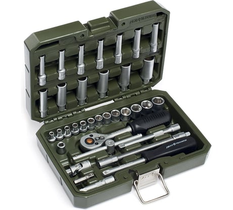 Набор Дело Техники головок и принадлежностей 1/4", 35 предм. 600735