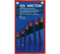 Набор выколоток с протектором KING TONY чехол из теторона, 6 предметов 1006GPN