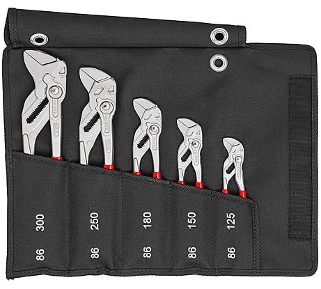 Набор из 5-ти клещевых ключей Knipex в сумке-скрутке KN-001955S4