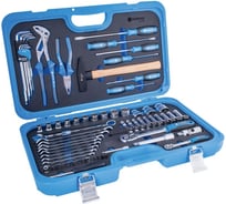 Набор автомобильного инструмента NORGAU N1000 в пластиковом кейсе 74 предмета 068101001