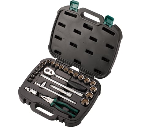 Набор торцевых головок 25шт Sata 1/2" 09095