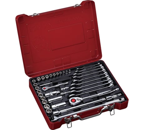 Набор торцевых головок и ключей, 39шт BOVIDIX 380104001