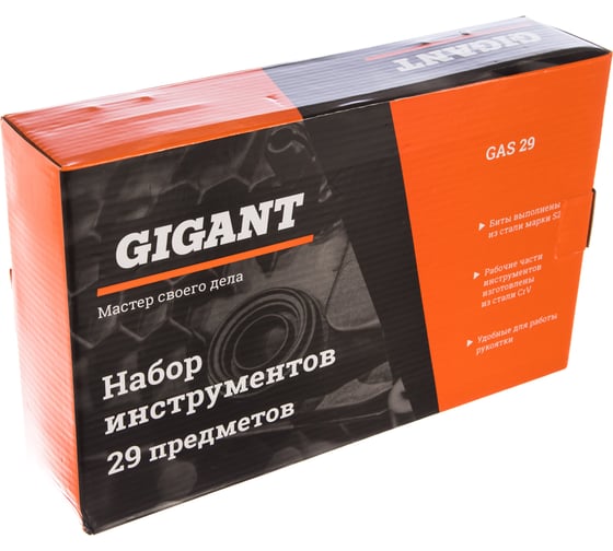 Набор инструментов Gigant 29 предметов GAS 29