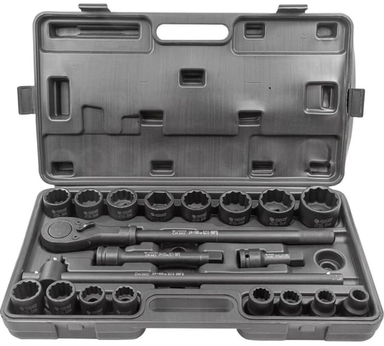 Набор ударных инструментов Forsage f-6213-9mpb 3/4'' 21 предмет, в кейсе 54605