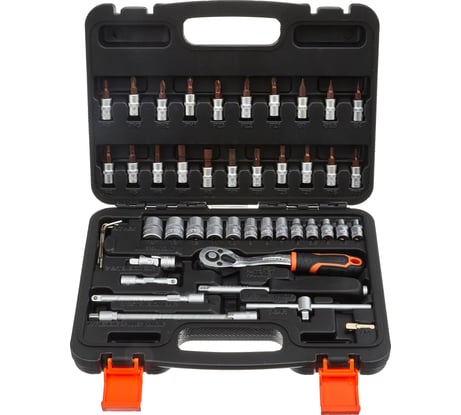 Набор торцевых головок и бит 46 предметов Gigant, Сталь Cr-V, GAS 46