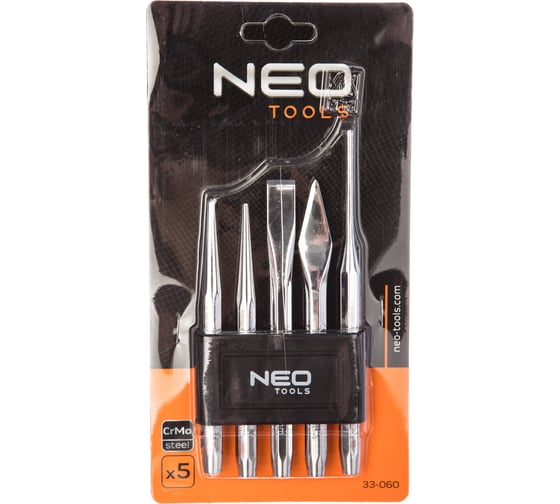 Набор зубил и долот NEO Tools 5 шт. 33-060