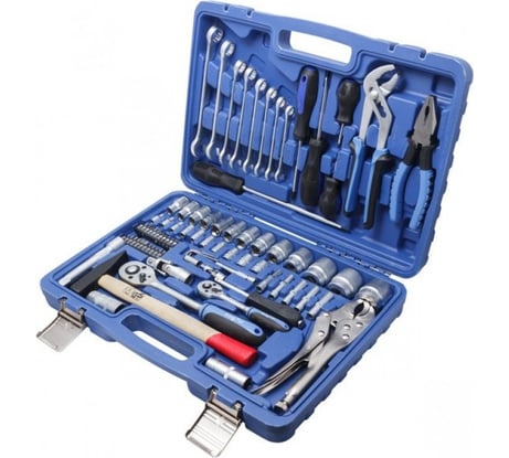 Набор инструментов KingTul 1/2", 1/4", 6 гранные головки, 6-27 мм, 72 предмета KT-72