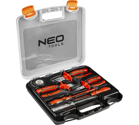Набор шарнирно-губцевого инструмента с отвертками NEO Tools, 7 шт. 01-305