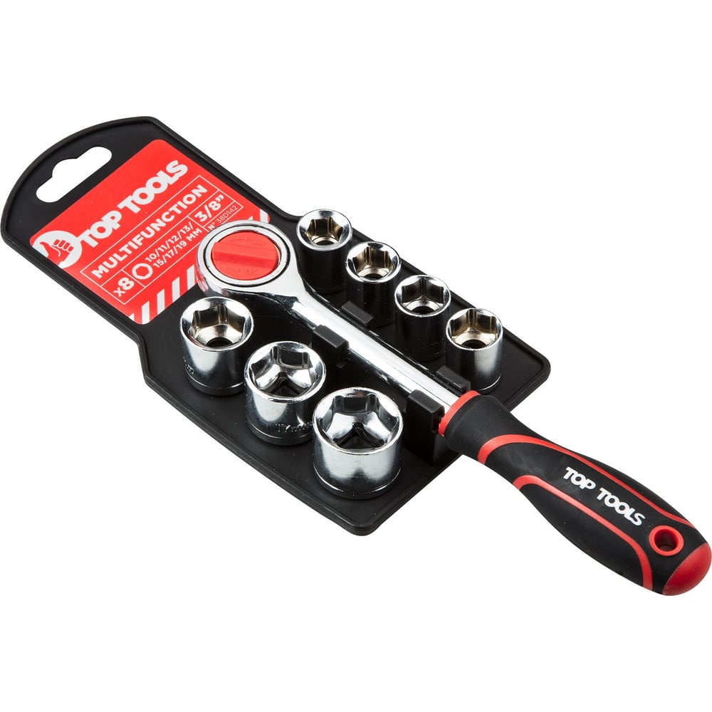 Набор сменных головок 3/8 дюйма 8 штук Top Tools 38D142 - выгодная цена ...
