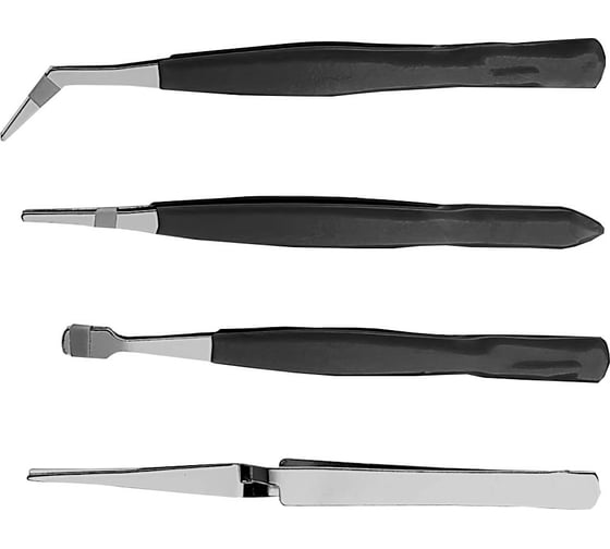 Набор пинцетов Top Tools 4 шт. 32D423 1