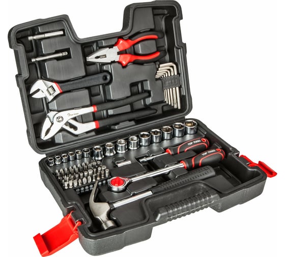 Набор инструментов 1/4, 1/2, 81 шт. Top Tools 38D510 1
