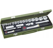 Автомобильный набор торцевых ключей Proxxon 1/2" + 1/4", 27 поз 23020