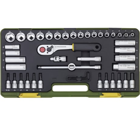 Компактный набор Proxxon 3/8", 44 поз. 23282