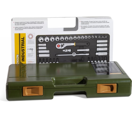 Компактный набор Proxxon 3/8", 44 поз. 23282