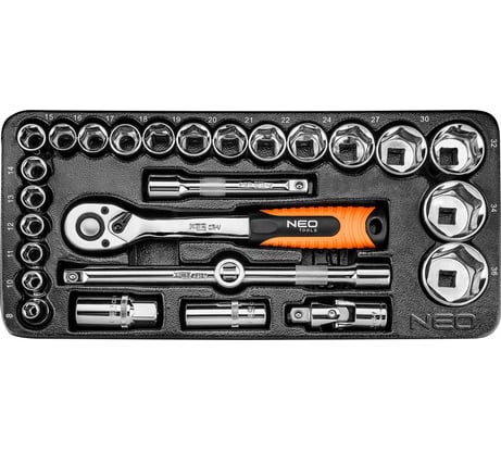 Набор сменных головок 1/2, 27 шт. NEO Tools 84-238