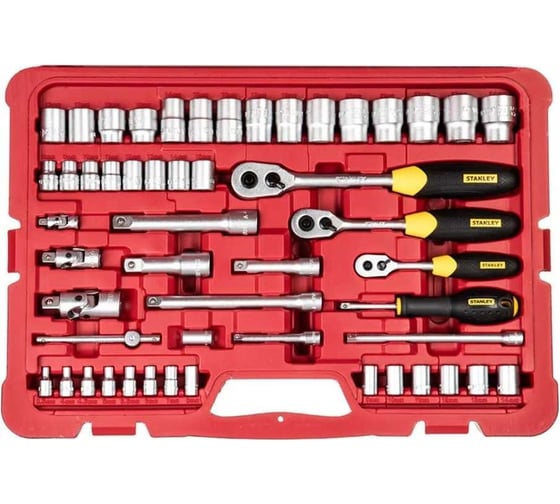 Набор торцевых головок Stanley Fatmax 1/4", 3/8", 1/2", 96 пр. FMHT0-73925