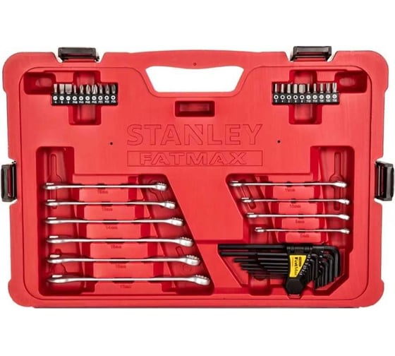 Набор торцевых головок Stanley Fatmax 1/4", 3/8", 1/2", 96 пр. FMHT0-73925