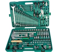 Набор инструмента, универсальный 1/2 и 1/4 дюйма DR, 128 предметов, юбилейная серия Jonnesway S04H524128S18 49985