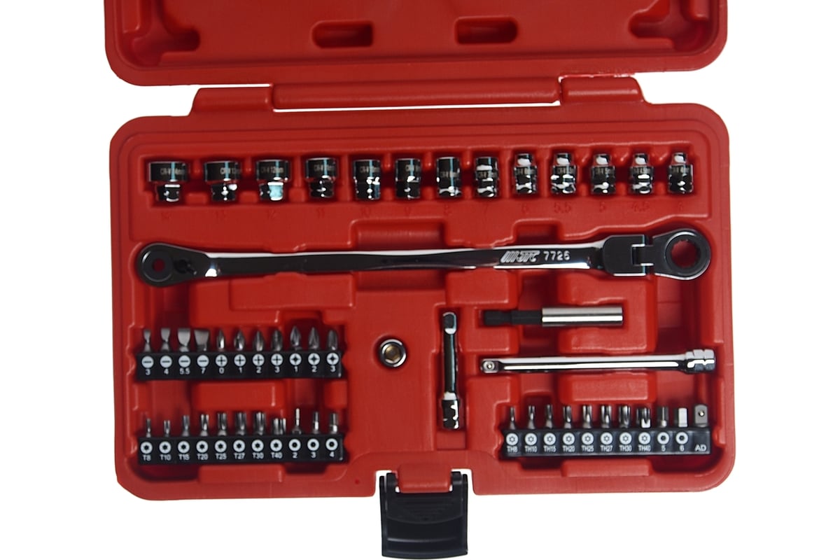 Набор бит и коротких головок jtc 1/4