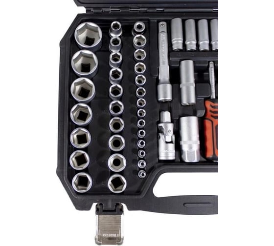 Набор инструментов Forcekraft 108 пр, Profi 1/2", 1/4" 6 гр, 4-32 мм FK-41082-5(16211)