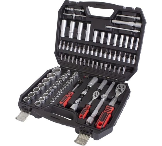 Набор инструментов Forcekraft 94 пр, 1/2",1/4" 6 гр, 4-32 мм Profi FK-4941-5(16213)