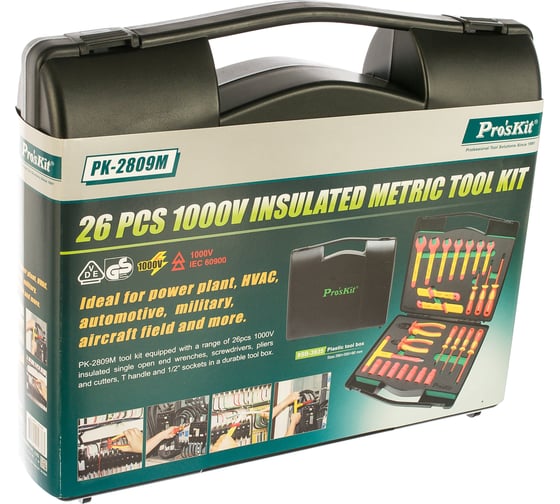 Набор диэлектрического инструмента ProsKit PK-2809M 00321553