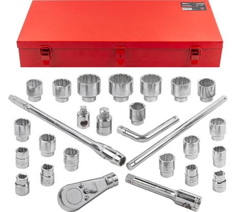 Набор инструментов Forcekraft 3/4 ", 26 пр. (12гр.) в кейсе FK-68263-9(56222)