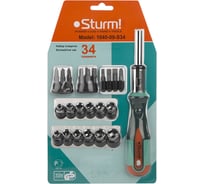 Набор отверток с адаптером-рукояткой Sturm 1040-09-S34
