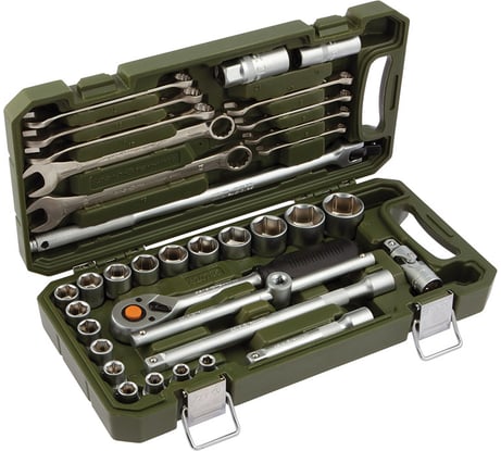 Набор головок Дело Техники 1/2" с комбинированными ключами, 35 предметов 620735