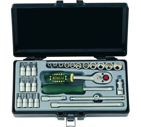 Набор инструментов с 12-ти гранными головками FORCE 2281