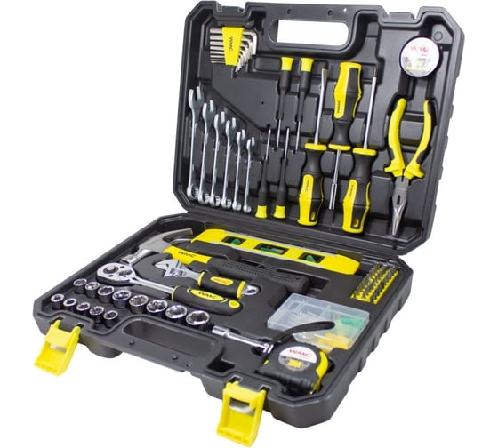 Набор инструментов WMS Tools 87пр, 1/2", 6гр, 8-32мм, в складном металлическом кейсе WMC-4087C