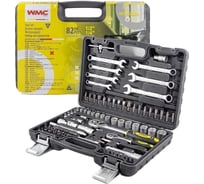 Набор инструментов WMS Tools 82пр. 1/4'', 1/2'', 6гр, 4-22мм WMC-4821-5EURO(51378)