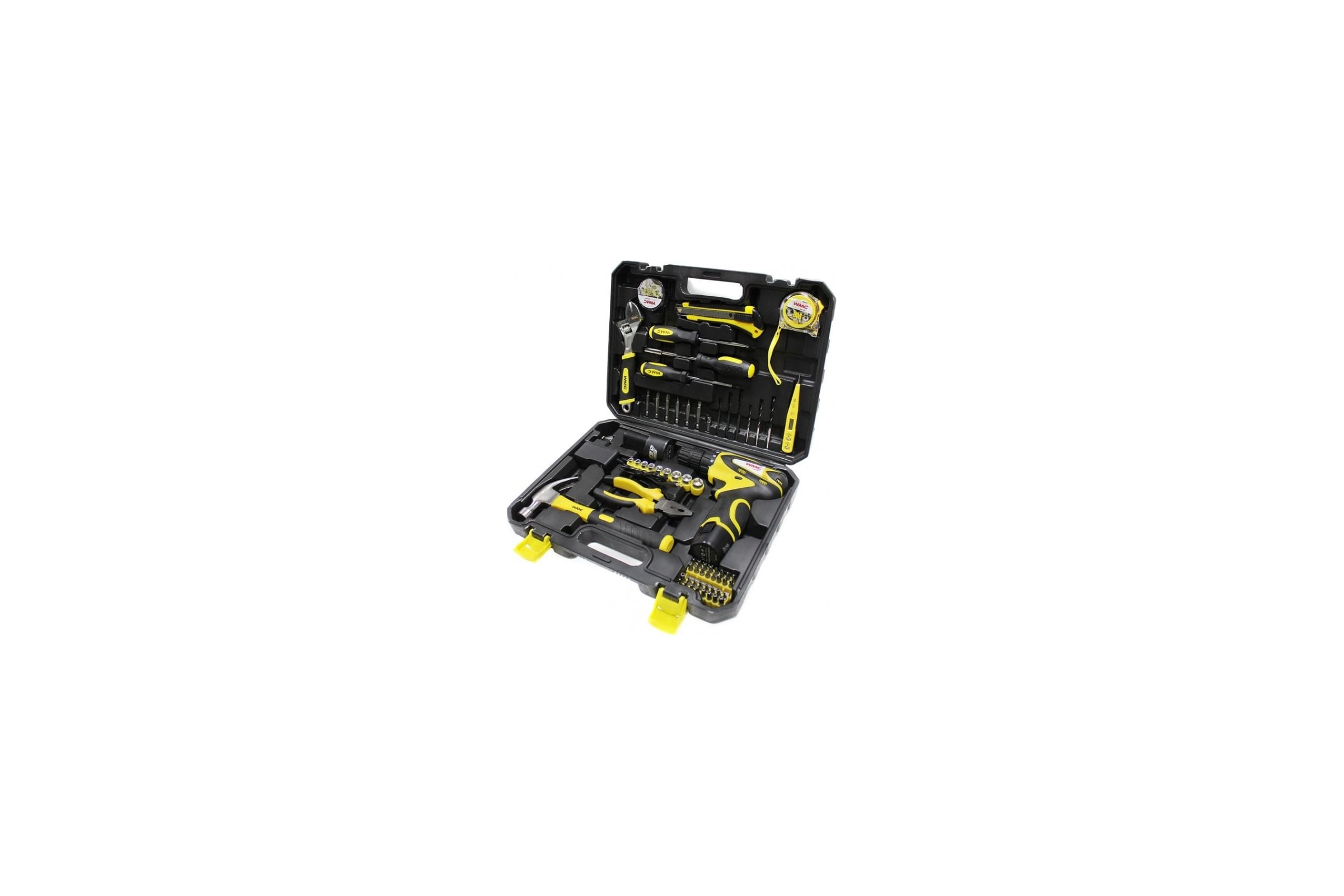 Набор инструментов с шуруповертом WMC Tools 68пр, 1/4'', 6гр, 5